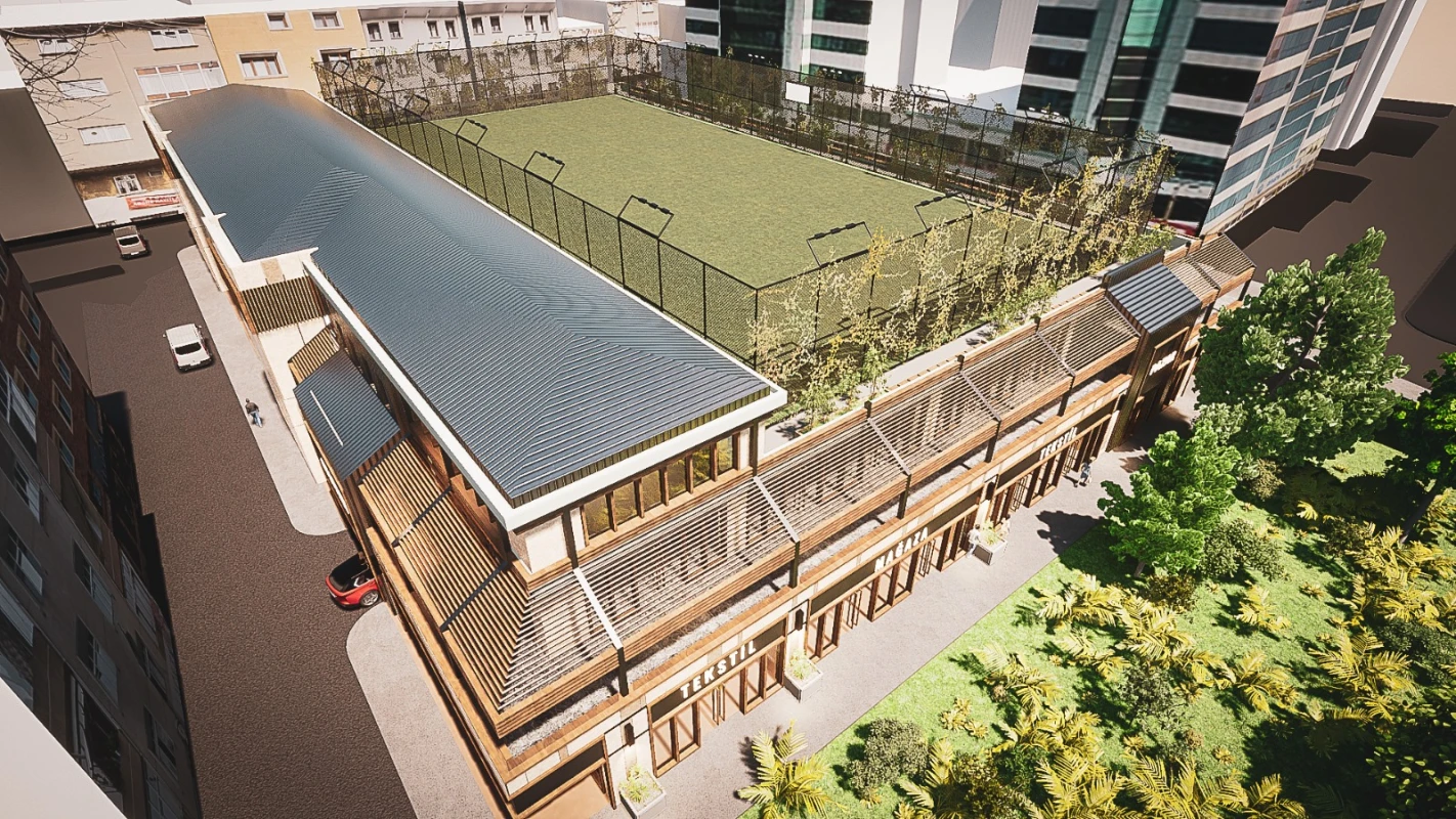 Beştelsiz Kapalı Pazar Alanı, Otopark ve Spor Tesisi