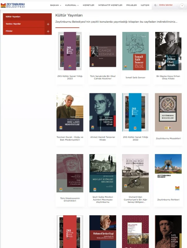 Zeytinburnu Belediyesi Yayınları